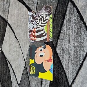 VINTAGE GOLDEN SHAPE BOOKS WALT DISNEY MICKEY MOUSE & THE ZOO BOOK BUNDLE
